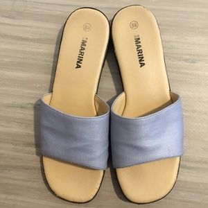 Open Toed Slide Shoes